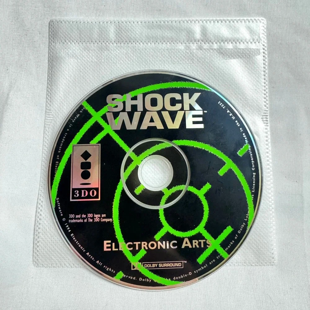 Shock Wave 3DO Interactive Multiplayer Video Game Disc Only 1994 Electronic Arts